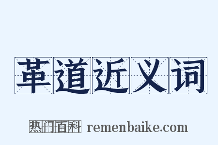 革道近义词是什么意思的图片